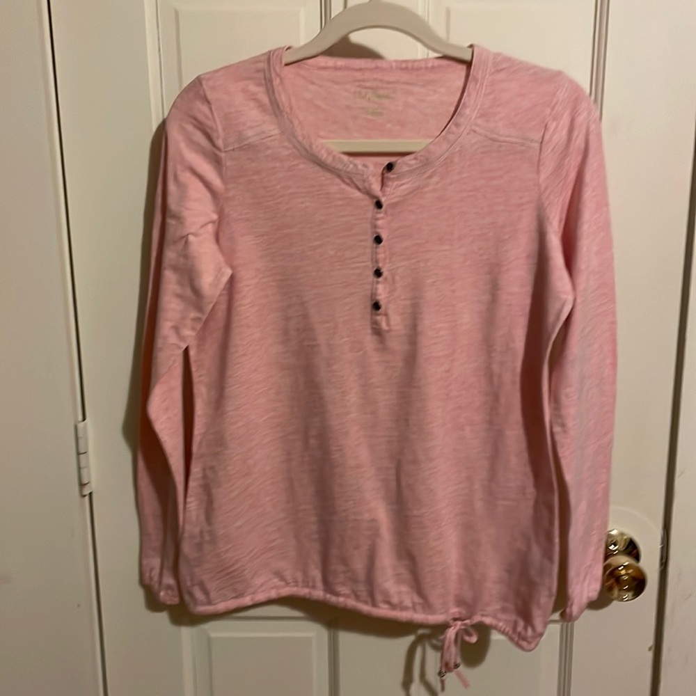 LLBEAN long sleeve top Sz small
